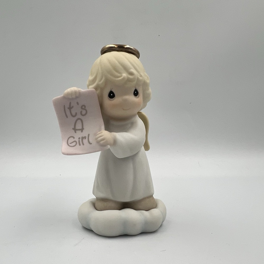 VTG '96 Precious Moments Growing In Grace Infant It's A Girl # 136204 Angel